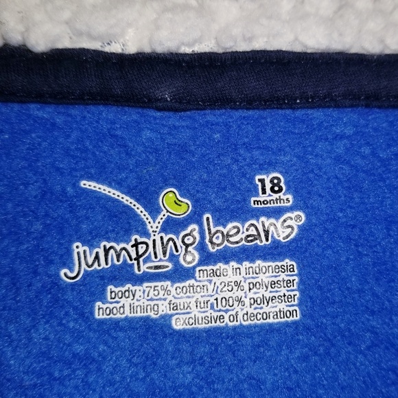 💥 5/$25 Jumping Beans Toddler Sherpa Hoodie - Picture 3 of 3